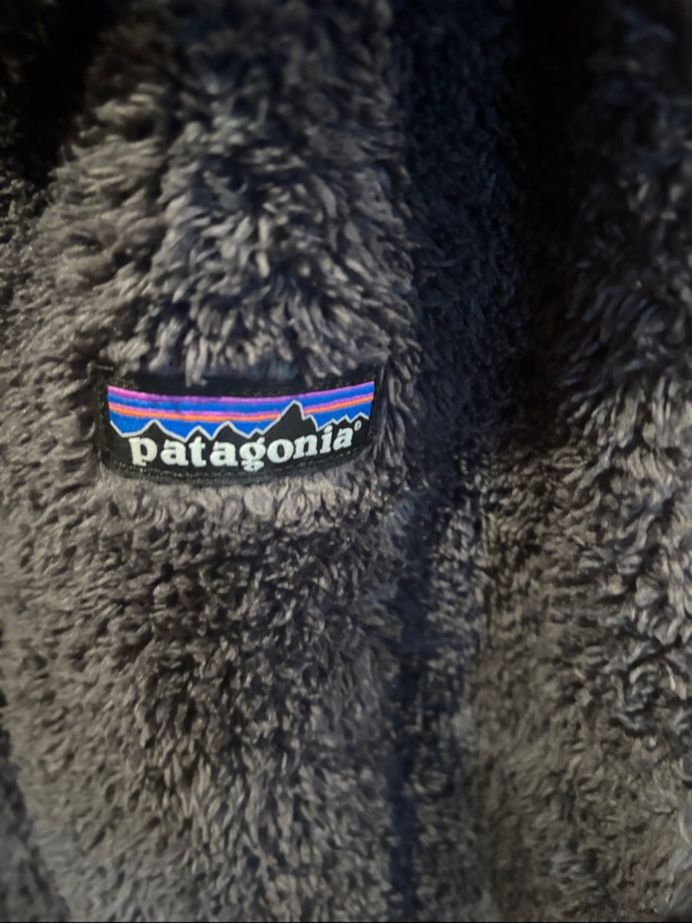 Patagonia Dark Charcoal Sherpa Fleece Vest - Picture 3 of 4